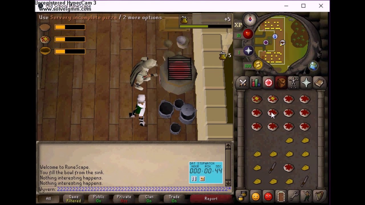 Mess Hall - Over 205k cooking xp/h method