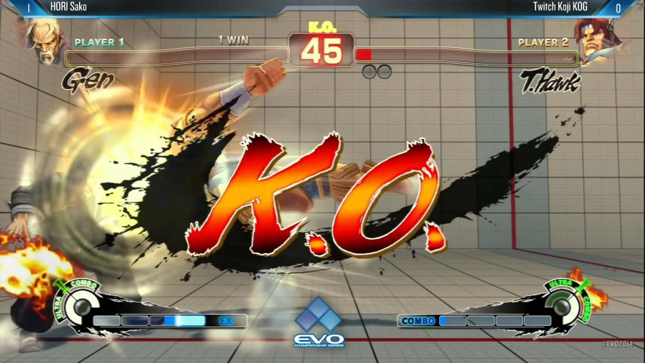 Sako (Gen) vs Koji Kog (T Hawk) - Evo 2014 USF4