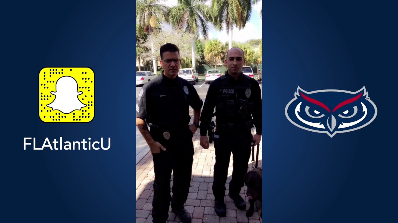 FAU Police Department Snapchat