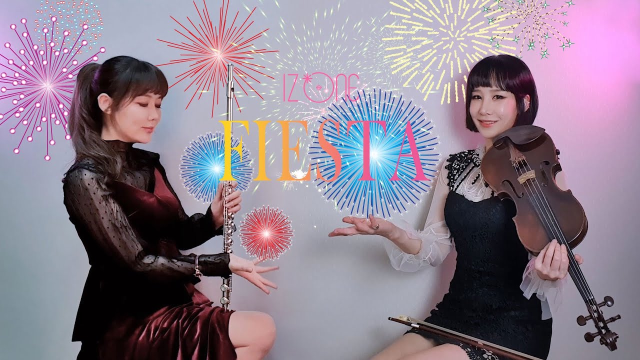 《※고난이도》Fiesta _ IZ*ONE 연주해보면?! 오직, 나를 위한 축제 (feat. 현실도피) 2COLOR  violin&flute COVER