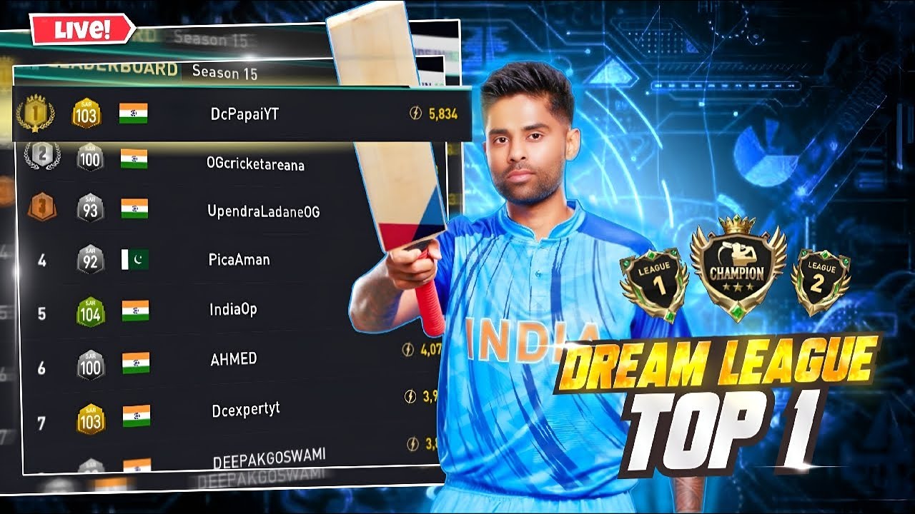 🔴 Dream Cricket 25 LIVE | 1 vs 1 With Subscribers | Rank Push Gameplay 🏏
