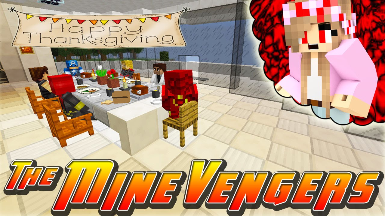 Minecraft MineVengers - EVIL LITTLE KELLY TRIES TO RUIN THANKSGIVING!