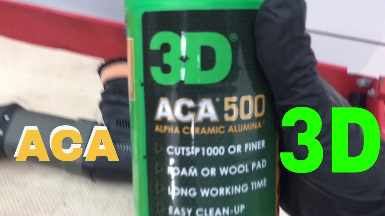 3D ACA 500 X-Tra Cut Compound! Alpha Ceramic Alumina Abrasives!! (More movement on the Podium!)
