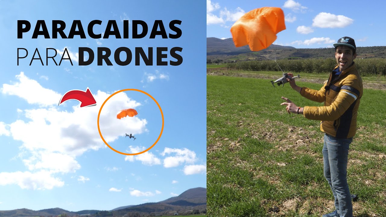 🙏Probando un PARACAIDAS 🙈 con el MAVIC AIR 2 y desastre...😖