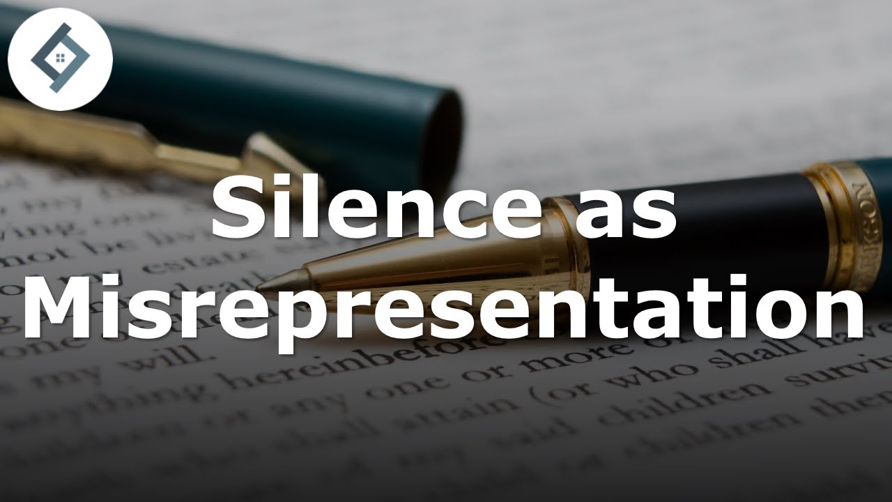 Silence as Misrepresentation | Contract Law
