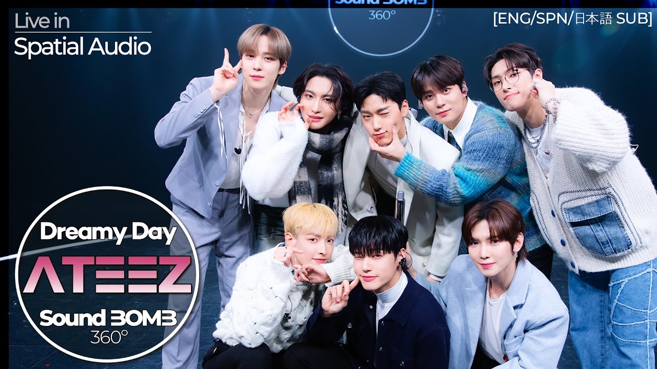 🎧ATEEZ(에이티즈) - 꿈날(Dreamy Day)｜공간음향🎧라이브｜SoundBOMB360˚(싸운드밤삼육공) [SUB]