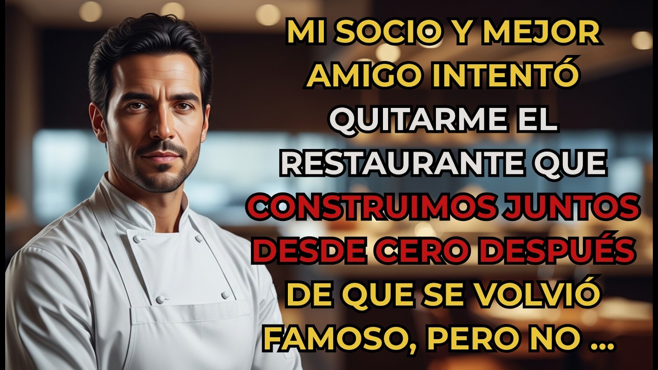 Mi mejor amigo intentó robarme el restaurante que construimos juntos