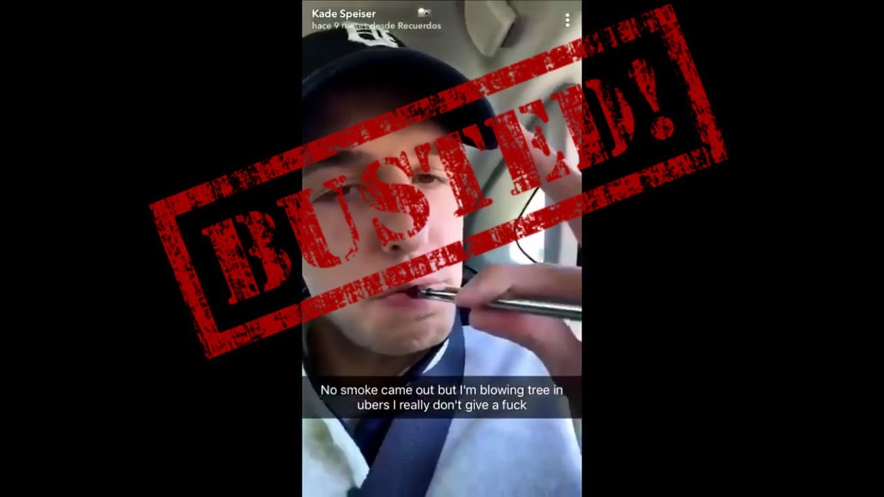 Busting Kade Speiser (Uncle Kade) for smoking weed & drugs