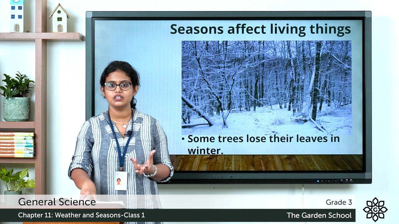 Grade 3 General Science Chapter 11 Class 1 Weather and Seasons