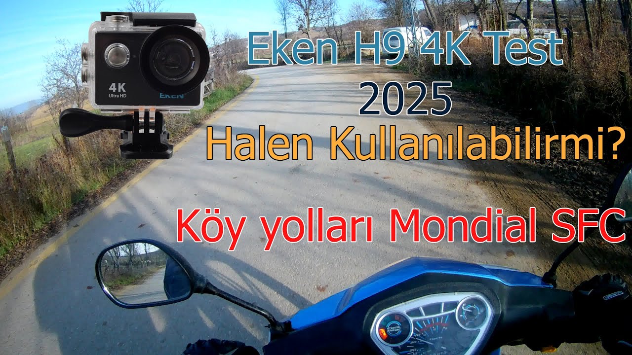 Eken H9 4K Test ve Halen iş görür mü? - Köy yolları - motovlog