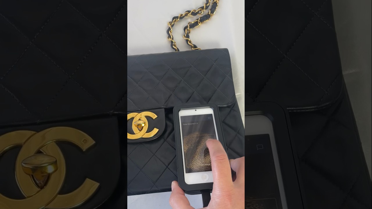 How I authenticate designer handbags using  Entrupy AI #chanel #authentic #designerhandbags