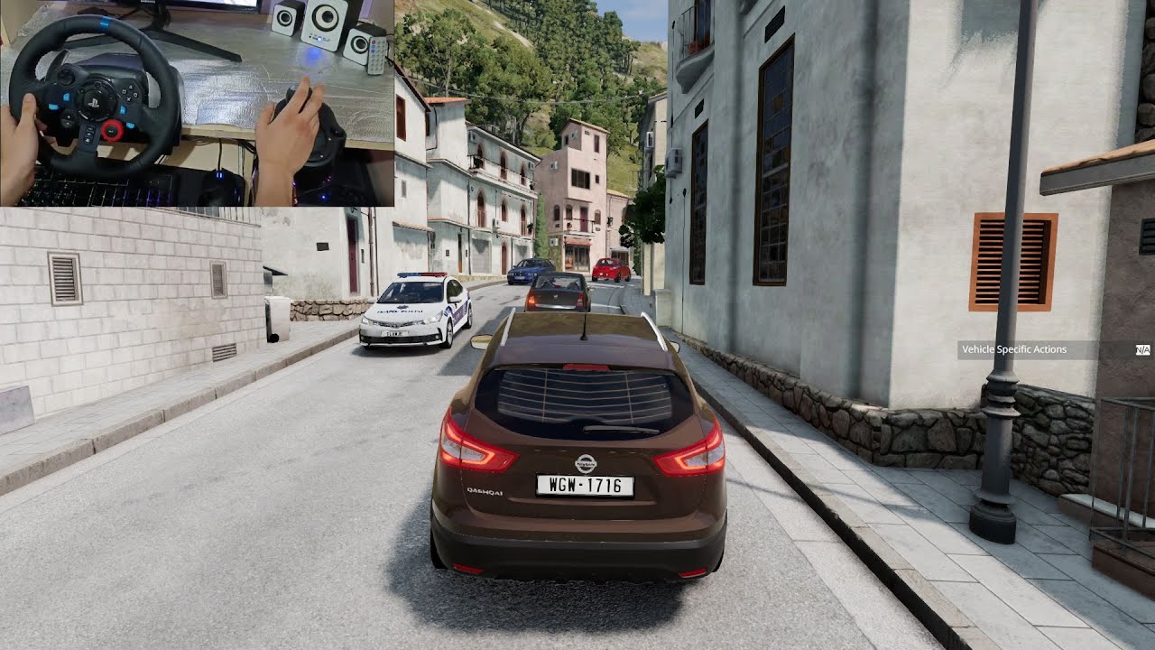2018 Nissan Qashqai 1.6 DCİ - Beamng Drive l LOGITECH G29 Gameplay