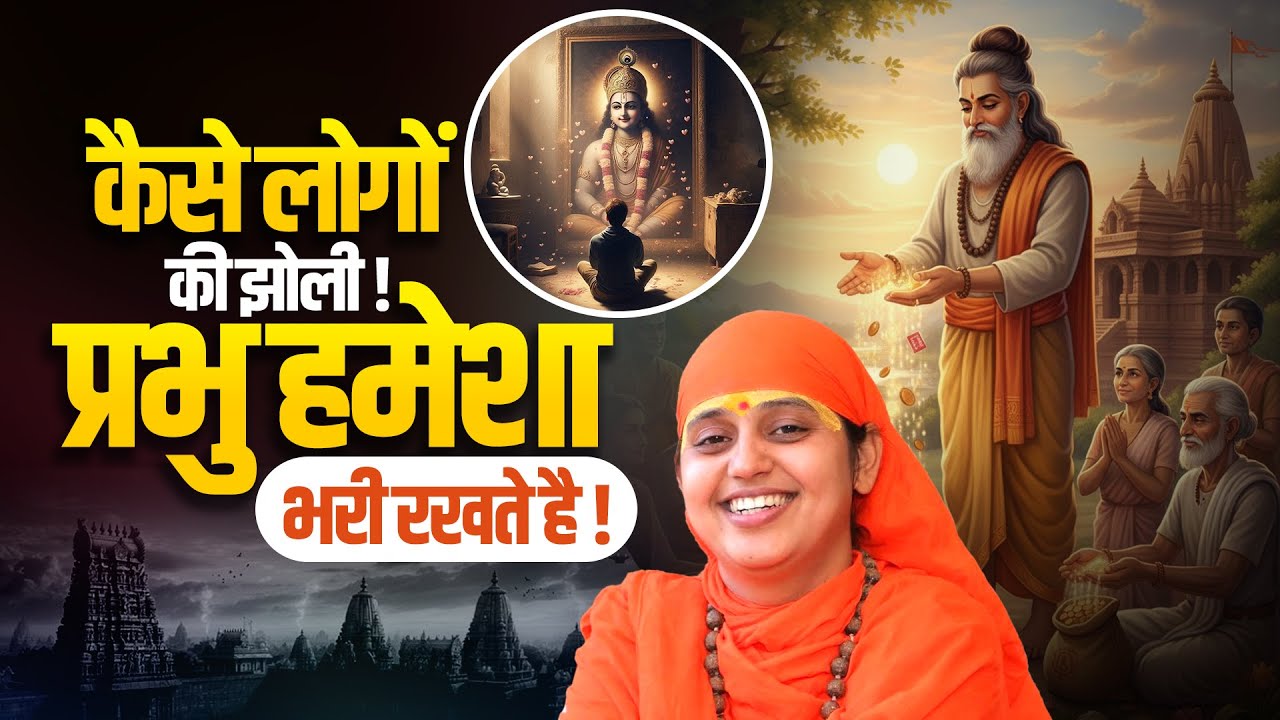 कैसे लोगो की झोली! प्रभु हमेशा भरी रखते है | Sadhvi Kapila Didi Ji