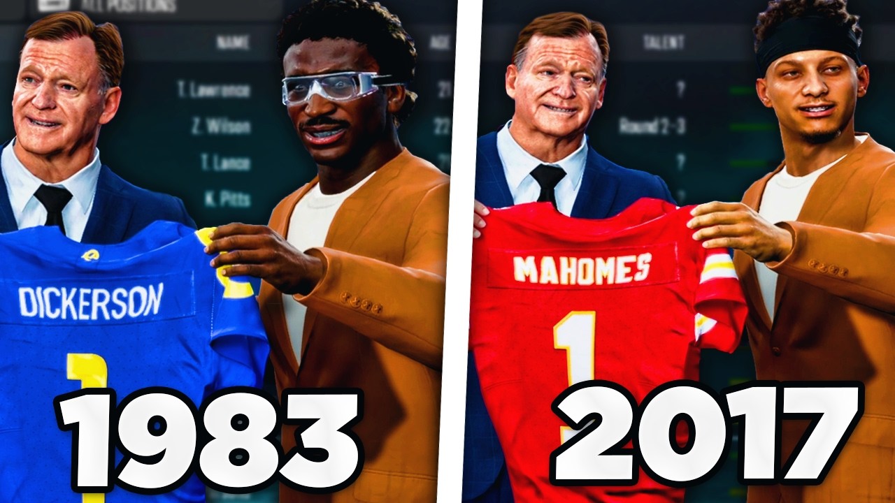 Получите ЛЮБОЙ драфт-класс в истории НФЛ в режиме франшизы Madden 27 (МОД)