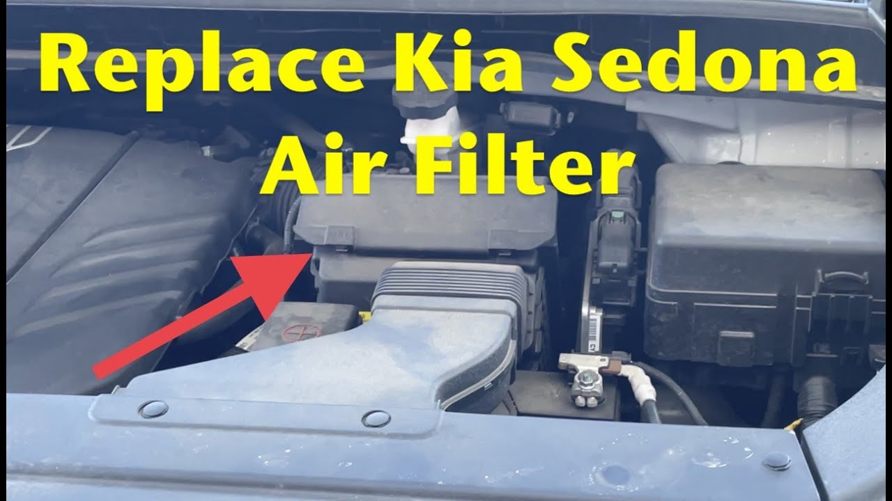 Kia Sedona Air Filter Replacement for 2015, 2016, 2017, 2018, or 2019.  Replacement for 2015 - 2019.