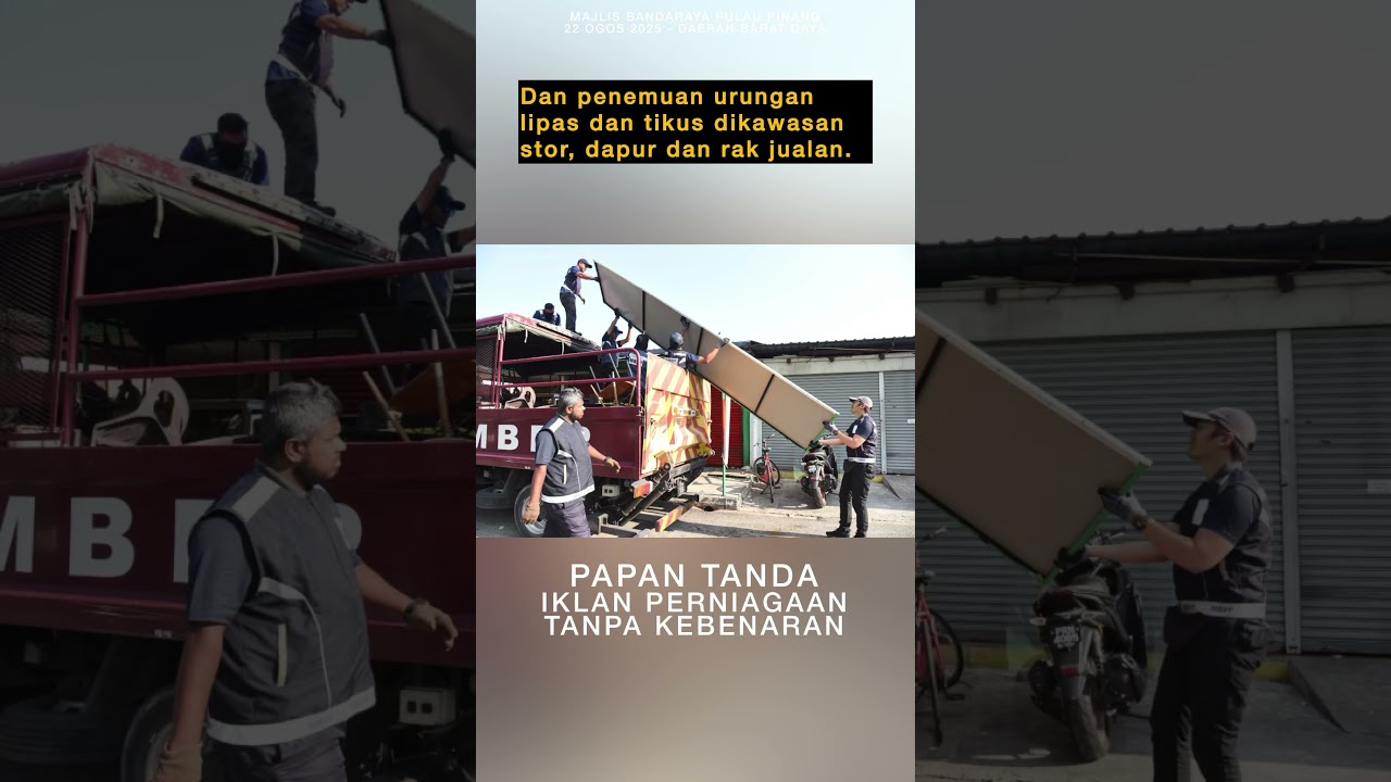 4 PREMIS PERNIAGAAN DIARAH TUTUP 14 HARI DALAM OPERASI KEBERSIHAN