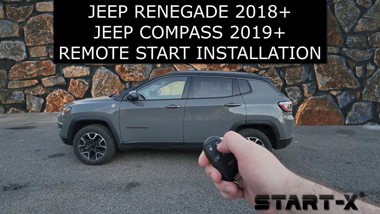 Установка дистанционного запуска Start-X, Jeep Renegade 2018+/Jeep Compass 2019+