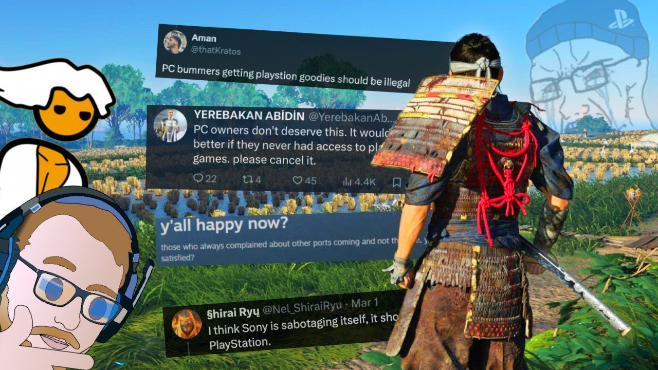 PS5 Fanboys Lose Their Minds at Ghost of Tsushima PC Announcement