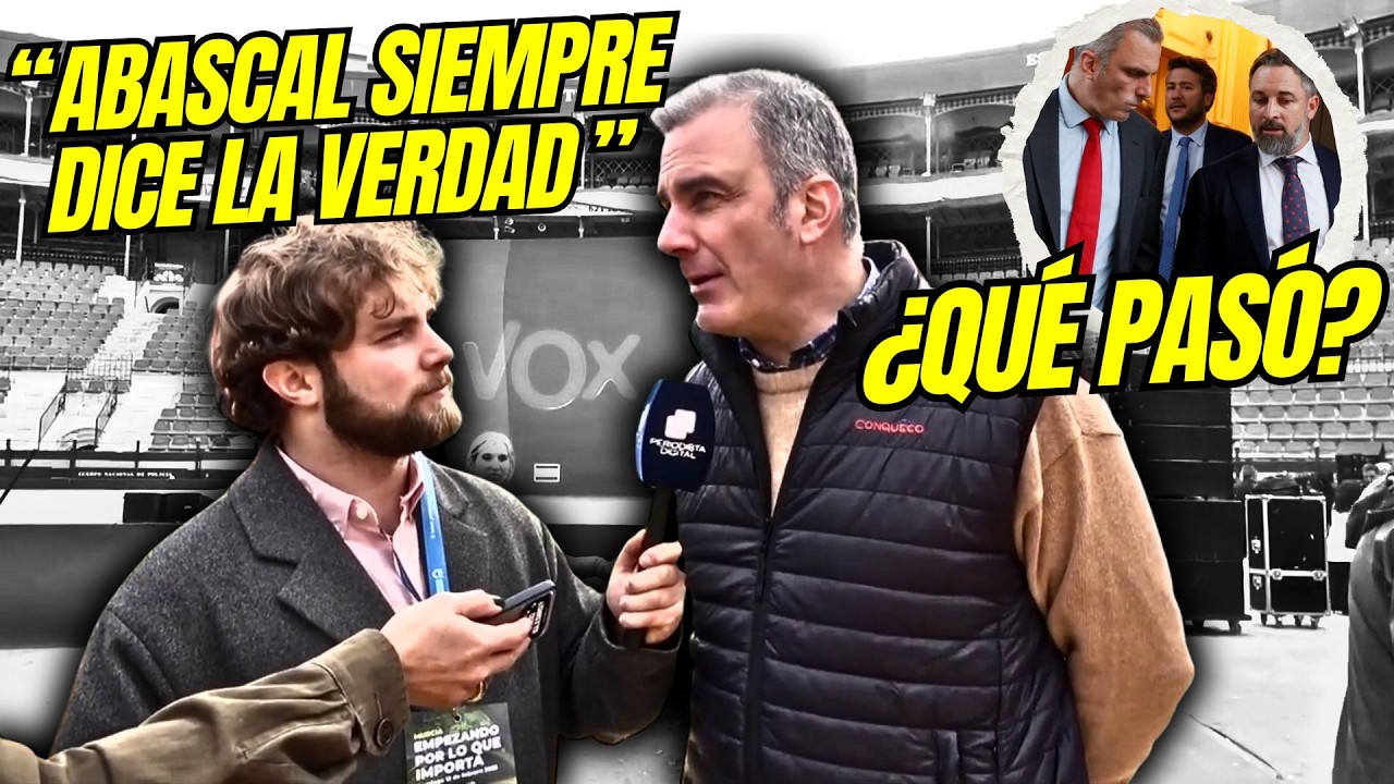 ¿QUÉ HA PASADO? Así hablaba ORTEGA SMITH de ABASCAL: “Siempre dice la VERDAD”