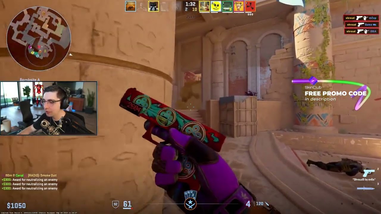 Shroud amazing 4K in CS2