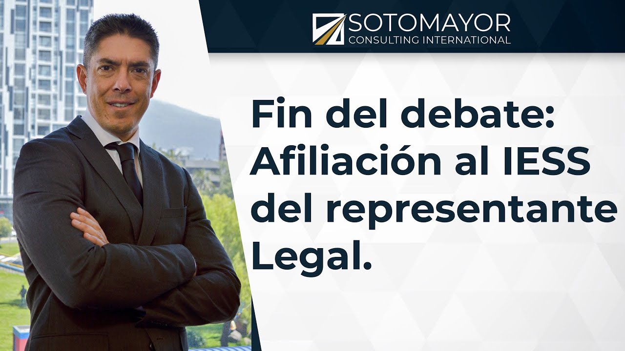 Afiliación al IESS del Representante Legal
