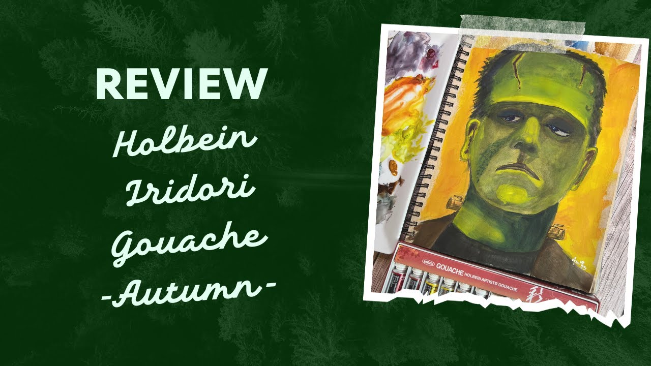 REVIEW: Holbein Artists' Gouache Iridori Autumn Set of 12 Tubes!