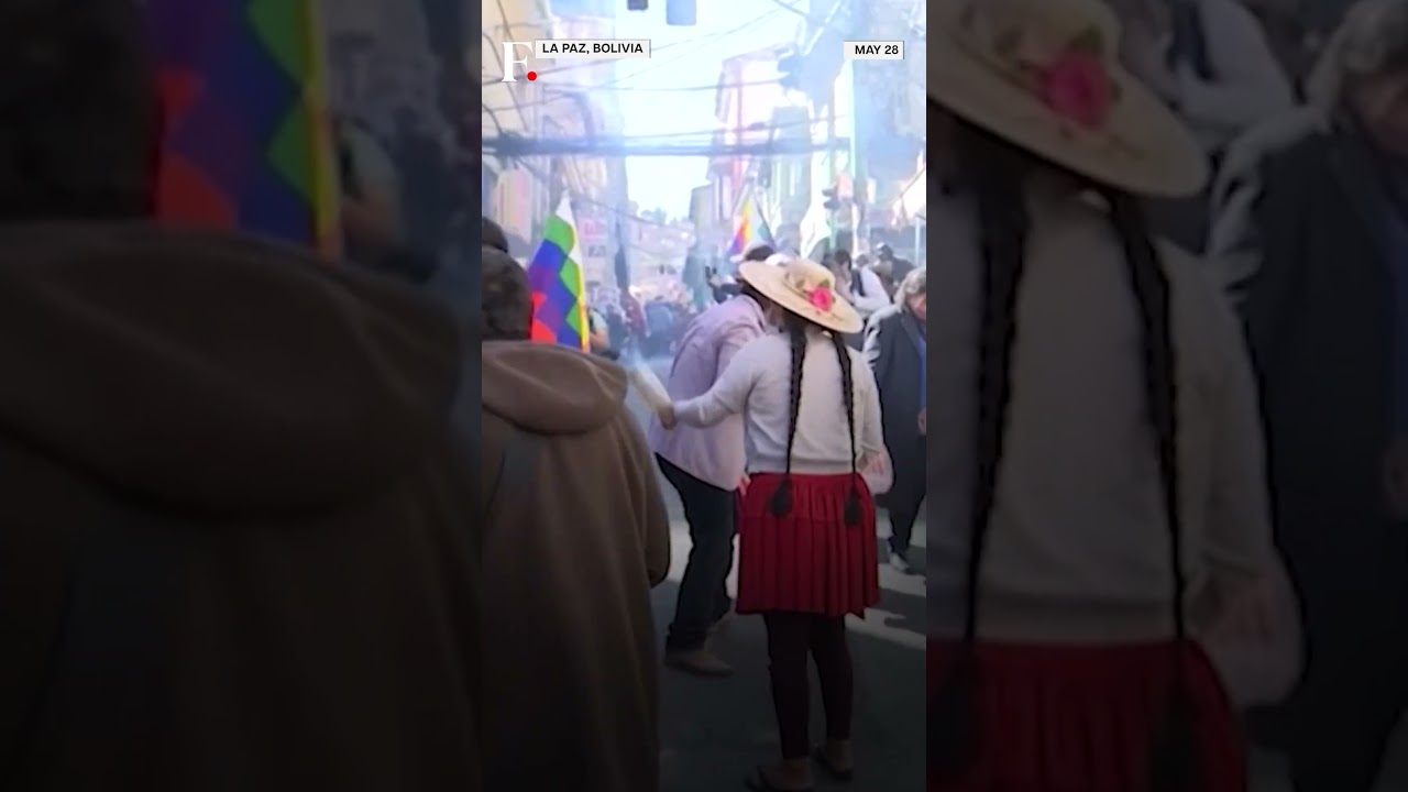 Bolivia: Police Clash With Ex-President Evo Morales' Supporters In Capital La Paz | N18G