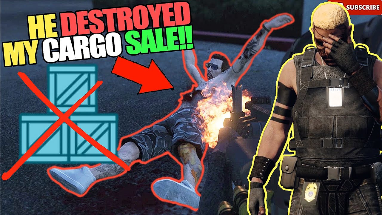 Этот нуб сорвал мою сделку по продаже груза!!🤬 В GTA Online