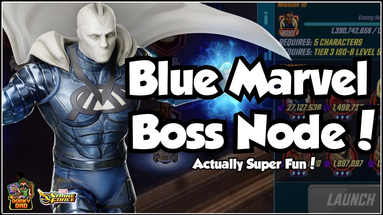 Разблокировка Blue Marvel! | Босс-узел показывает, какой должна быть MSF! | Marvel Strike Force |...