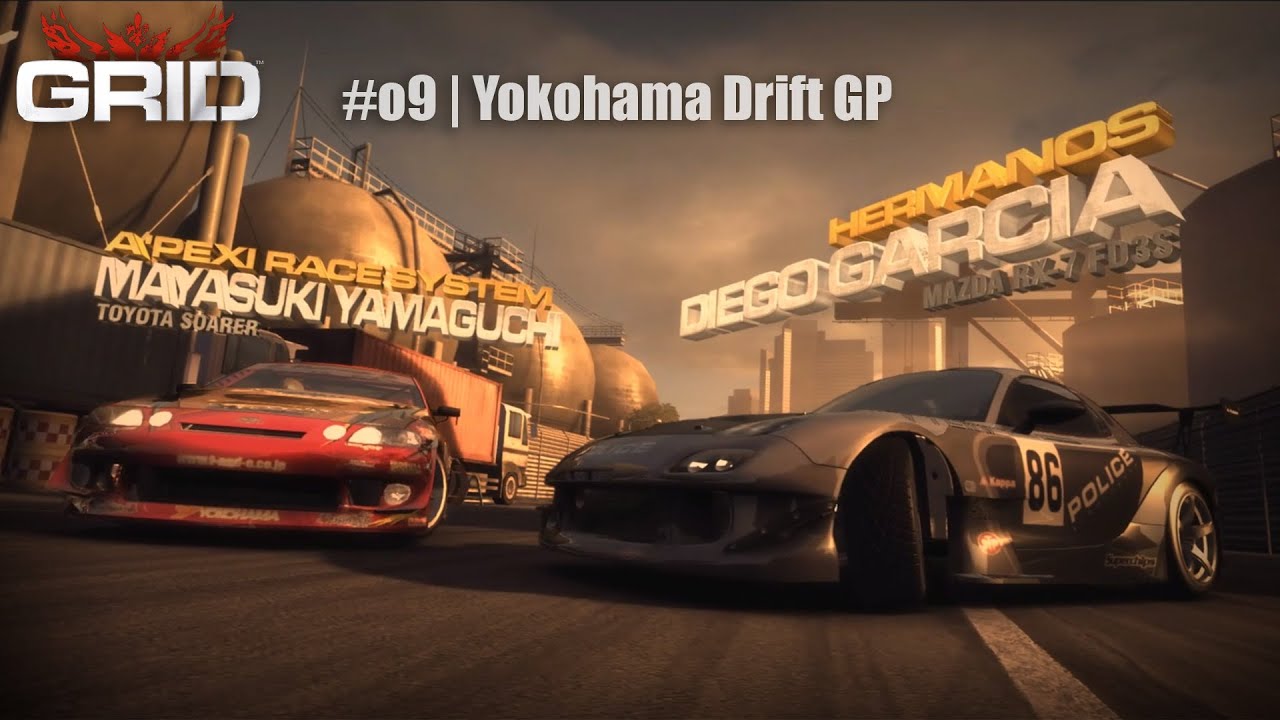 Racedriver GRID 2008 - Part 9 - Yokohama Drift GP | Mazda RX7