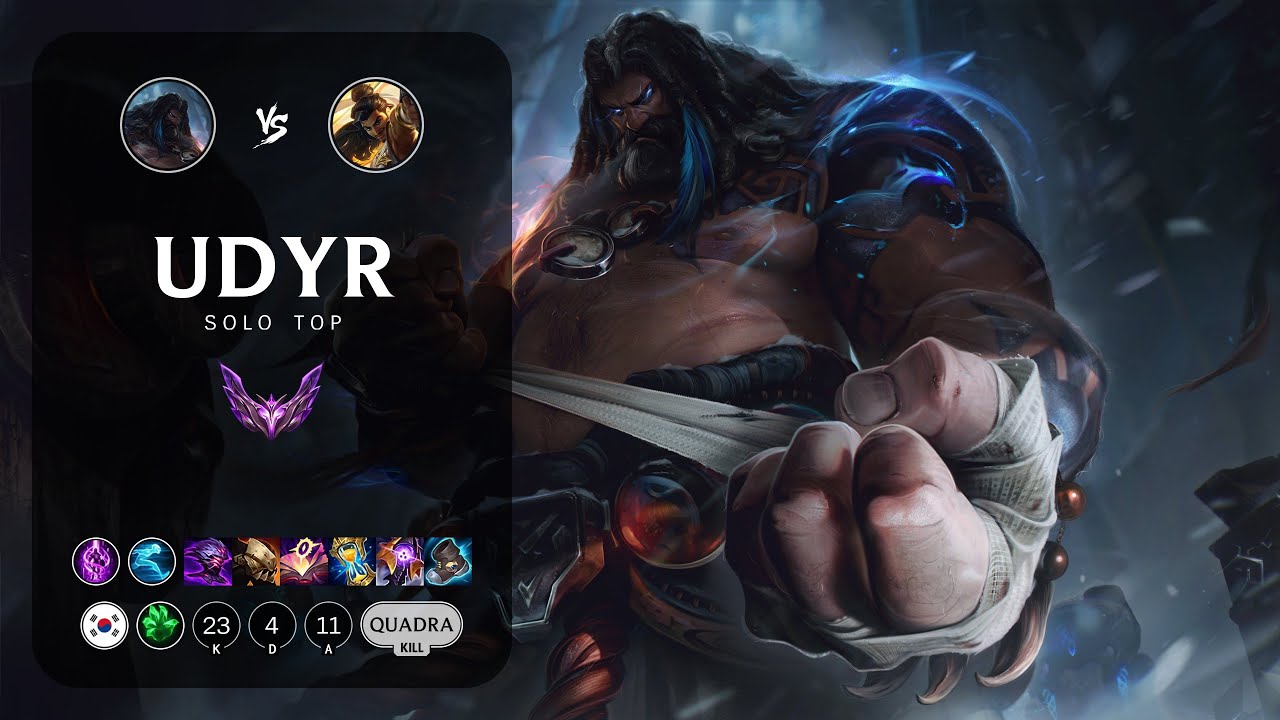 Udyr Top vs Akshan - KR Master Patch 14.4