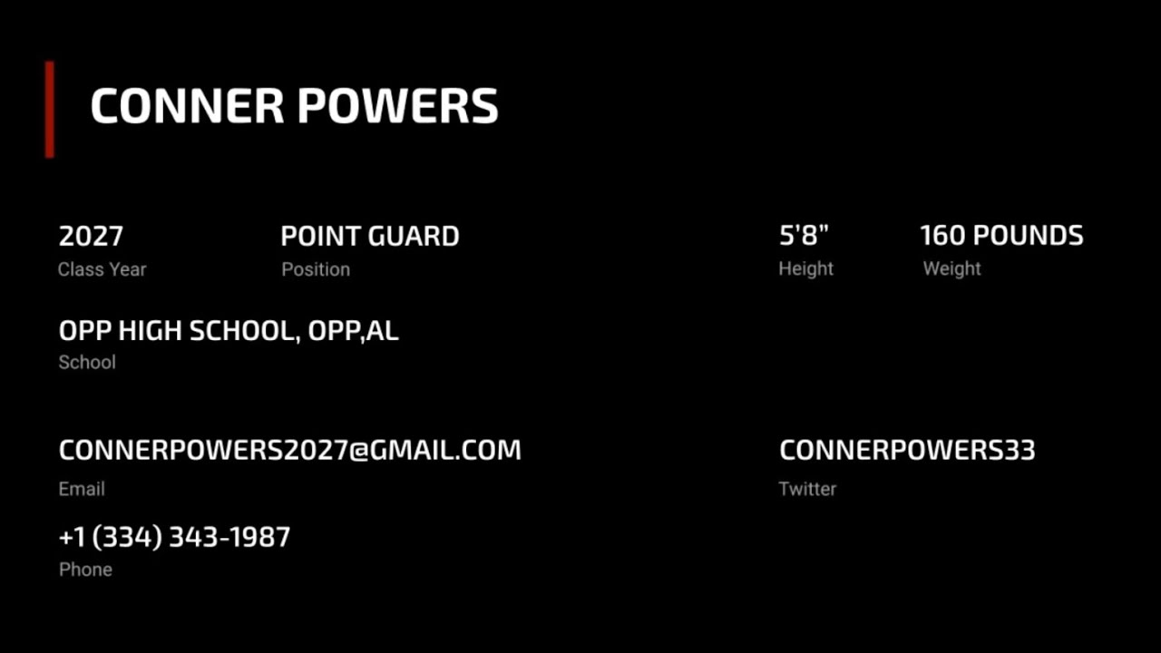 Conner Powers (2027, Point Guard)