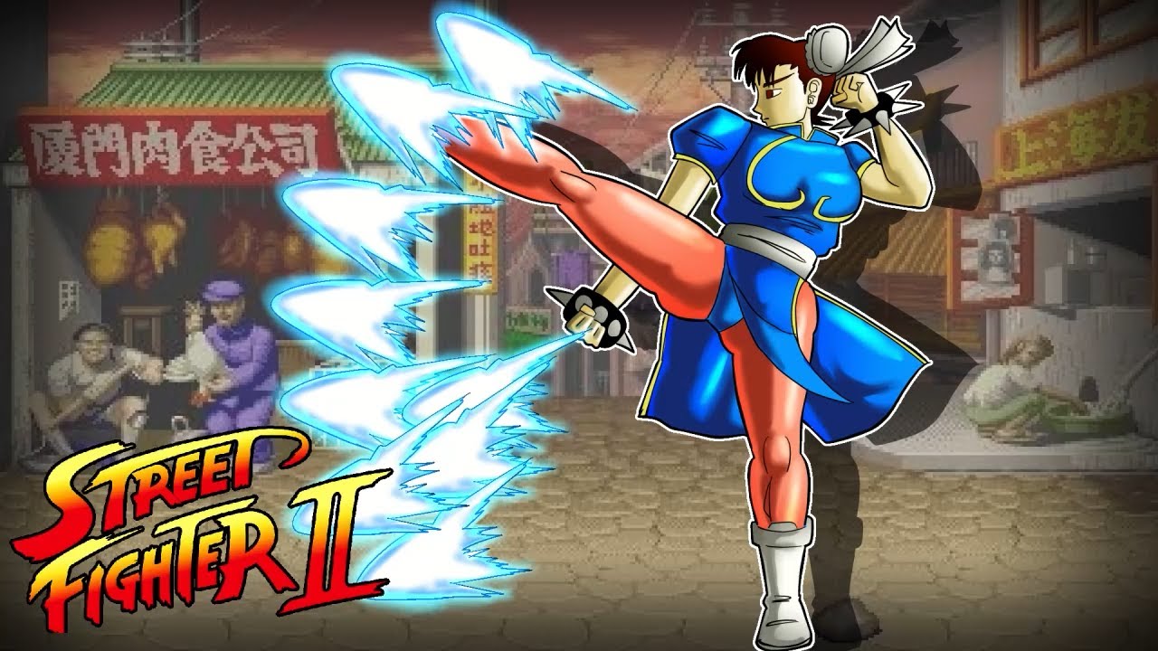 Chun li lighting kick