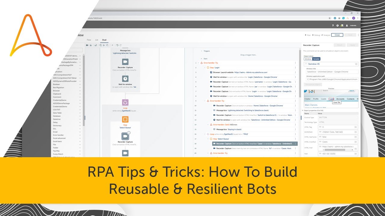 How To Build Bots for Reusability and Resiliency | RPA Tips & Tricks | Automation Anywhere