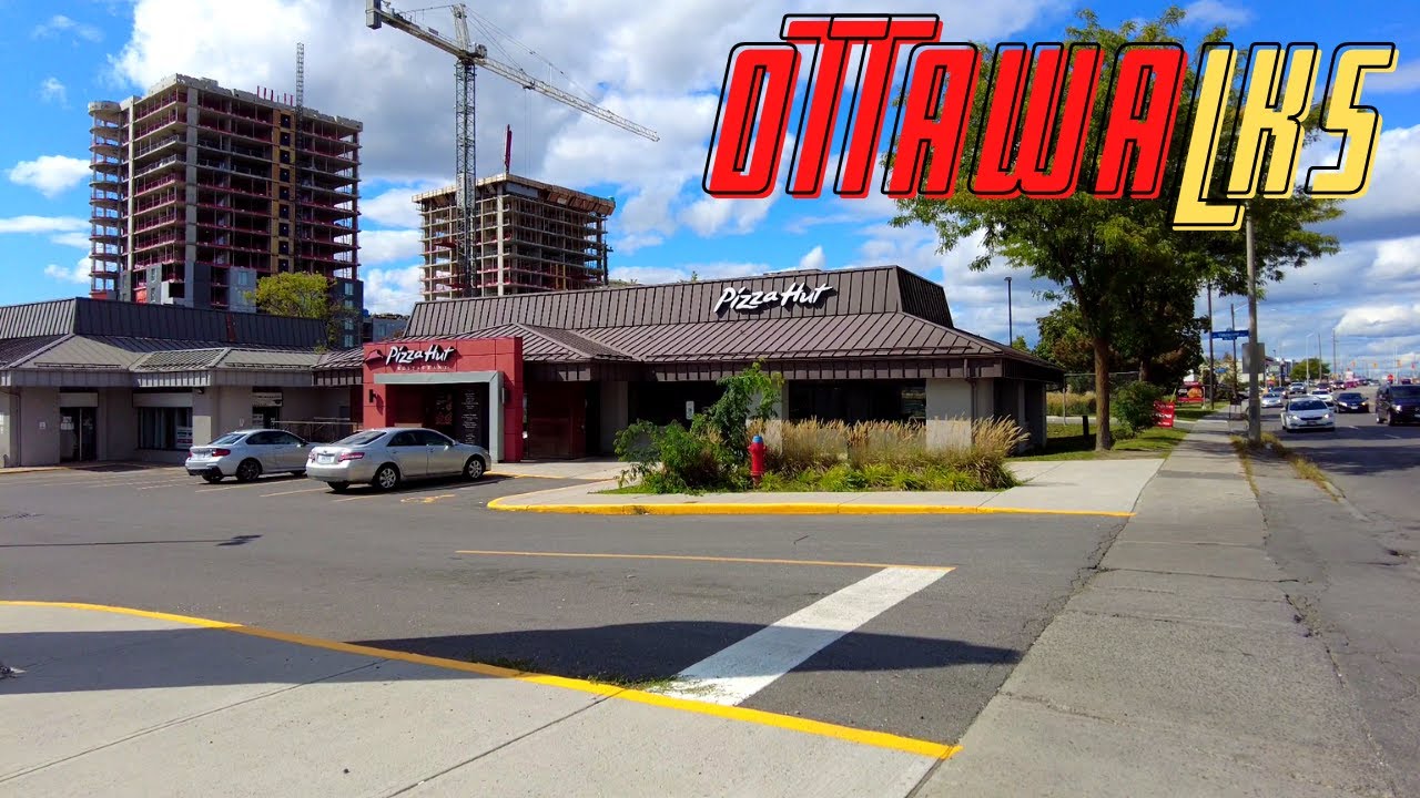 Ottawa walking tour - Bank Street walk from Hunt Club Rd to Walkley Rd - Sept 2021