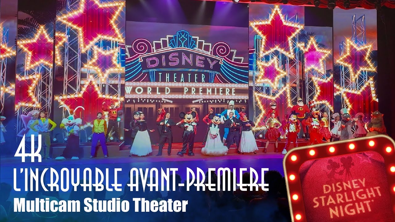 Multi-Angles 4K L'incroyable avant-première - Walt Disney Studios - Disney Starlight Night 2025