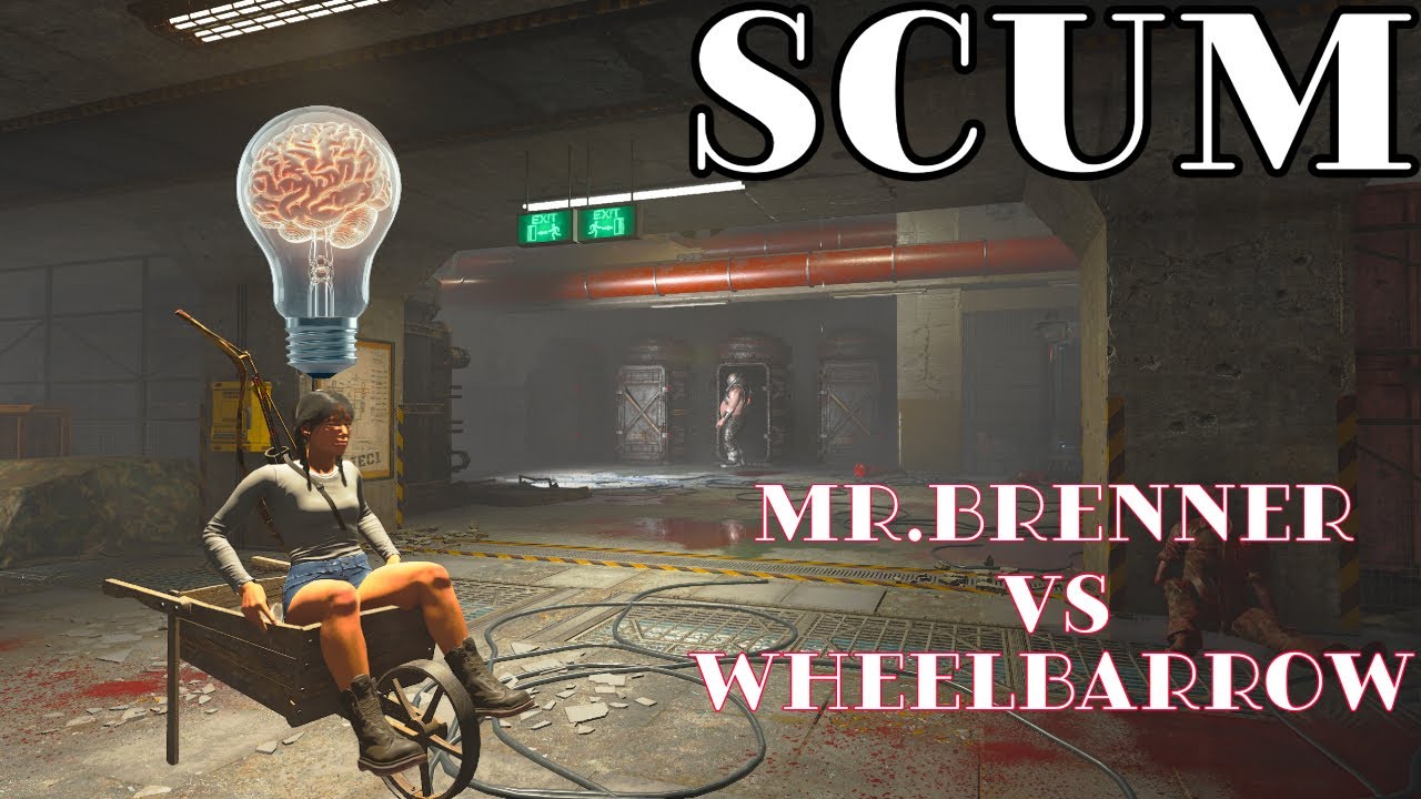 Scum 0.96 Abandoned Bunker How to craft wheelbarrow inside