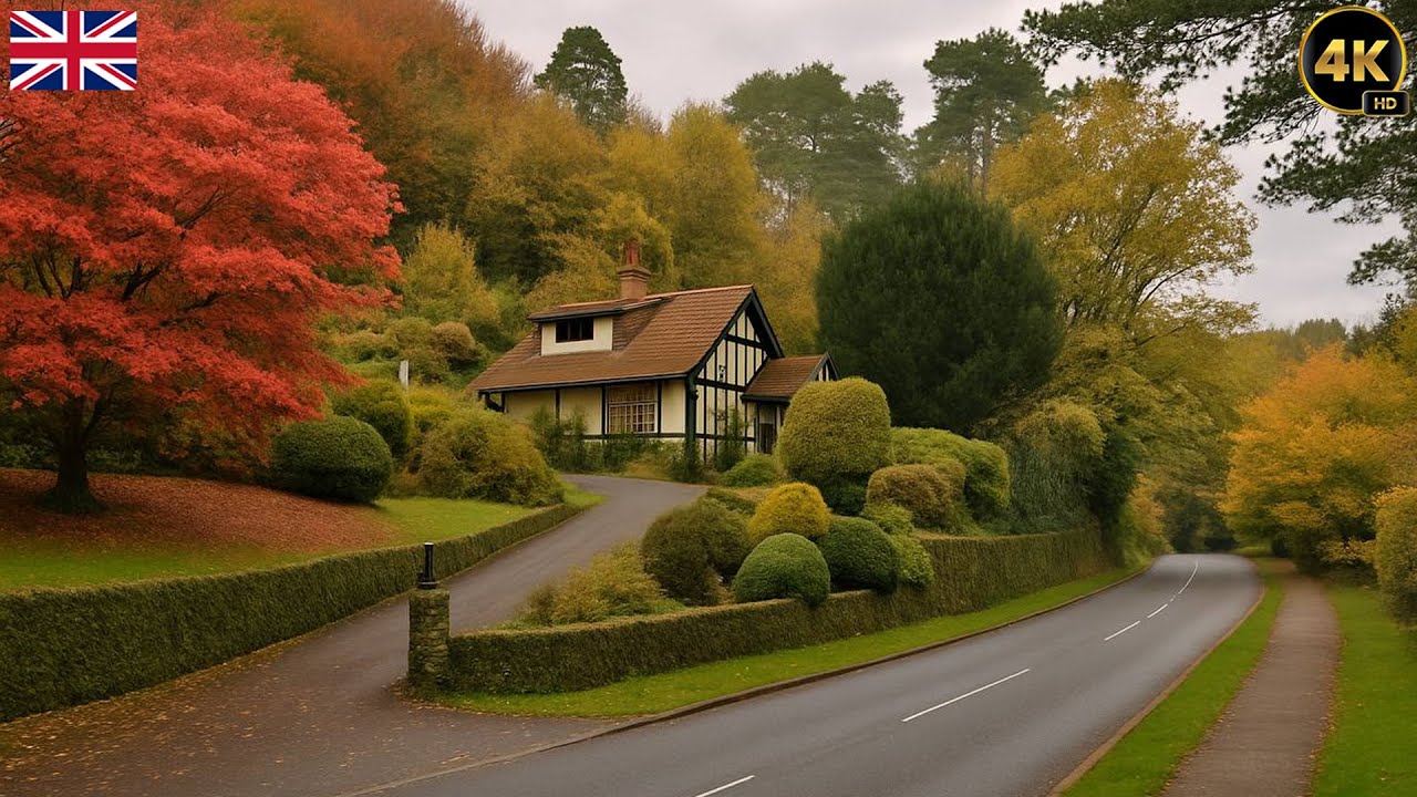 Autumn Sunrise Walk in Hidden English Villages