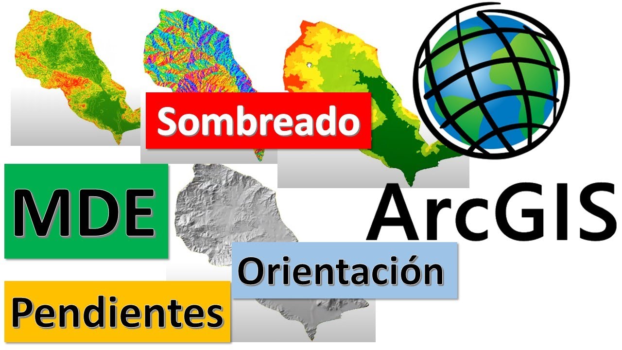 ArcGIS. Modelo digital de elevación (MDE): descarga y procesamiento (pendiente, orientación, curvas)