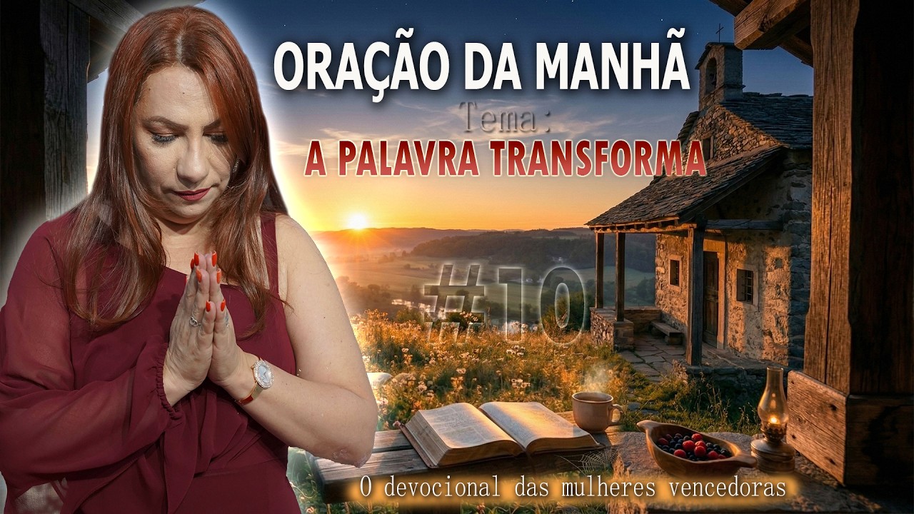 ORAÇÃO DA MANHÃ - 10 DE MARÇO - A PALAVRA TRANSFORMA #010  [DEVOCIONAL DE MILAGRES]