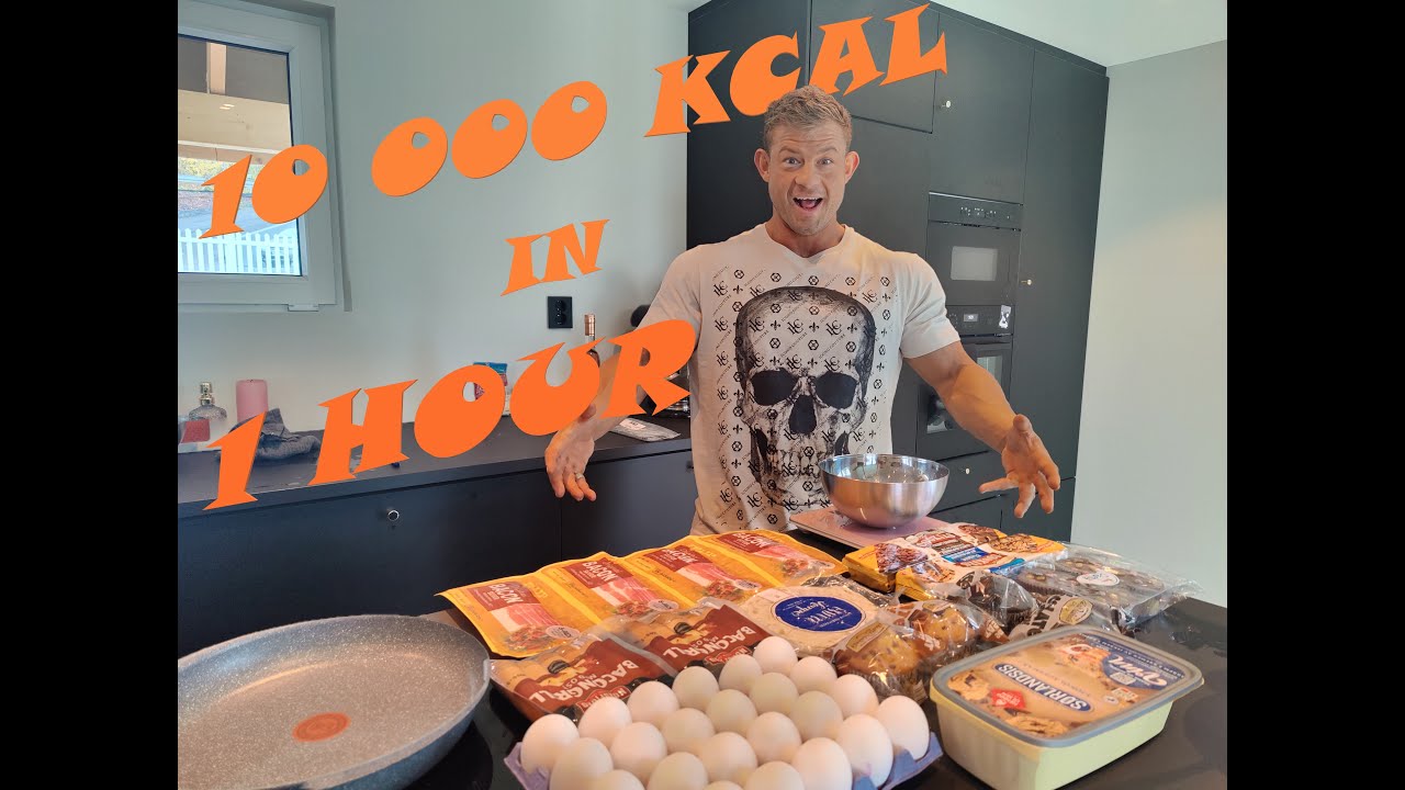 10 000 KCAL CHALLENGE 1 HOUR//CRAZY FOOD CHALLENGE