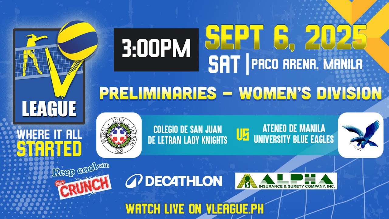 CSJL vs. ATENEO - Full Match | Preliminaries | 2025 V-League Collegiate Challenge Women's Category