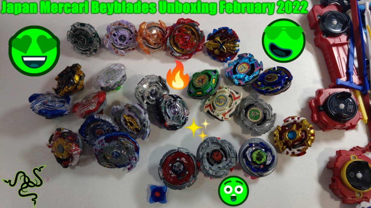 Japan Mercari Beyblades Unboxing February 2022