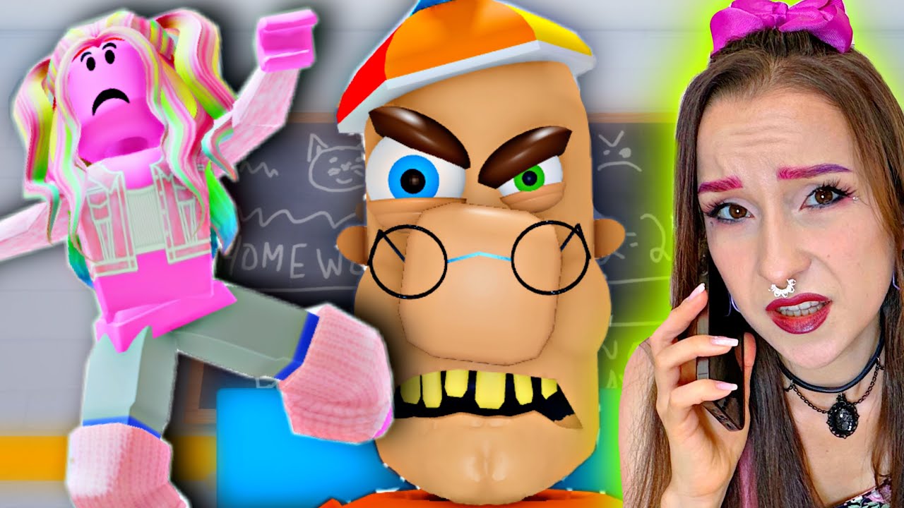 UCIEKAM PRZED NIEZNOŚNYM UCZNIEM! ROBLOX