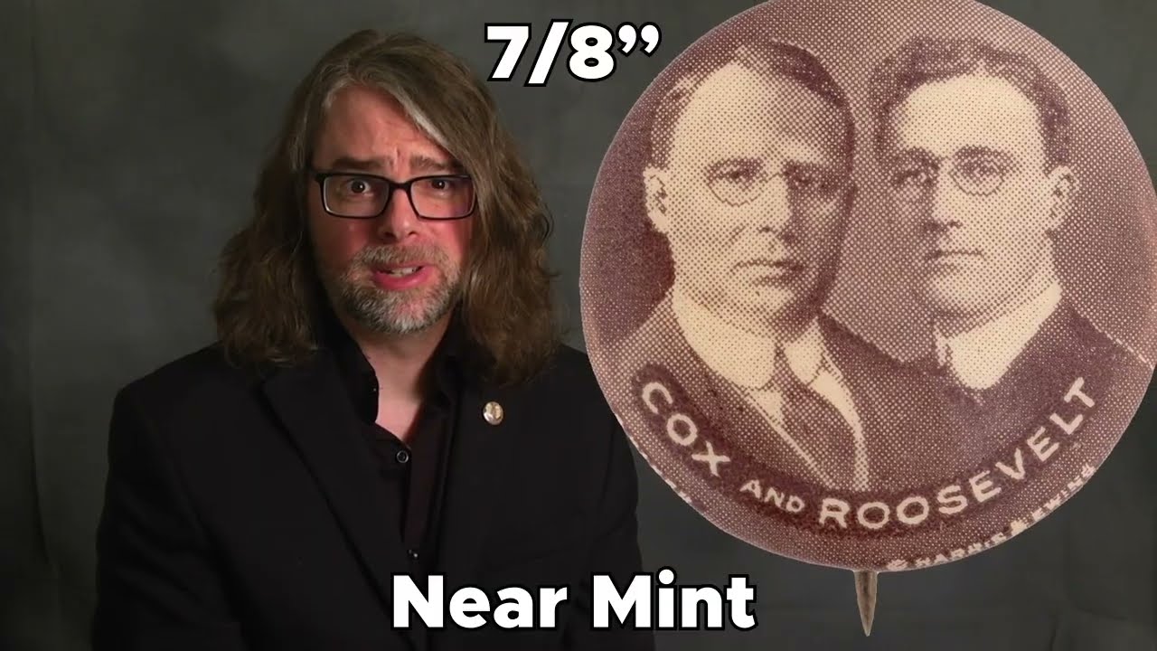 Cox & Roosevelt 1920 Jugate Button: A Political Holy Grail in Hake&rsquo;s Auction!