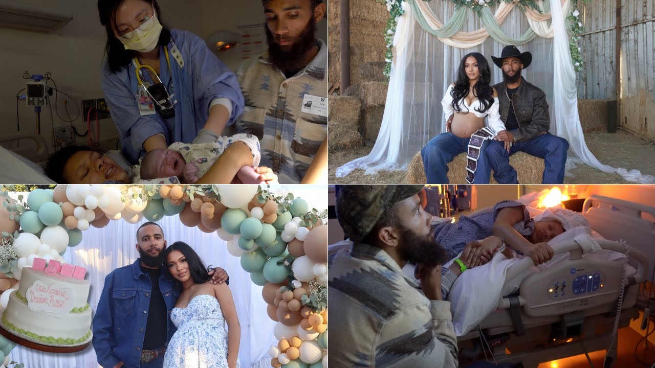 RAW BIRTH VLOG! Labor & Delivery + NO EPIDURAL + Baby Shower (Pregnancy Journey Part 2)| Emaza Dilan