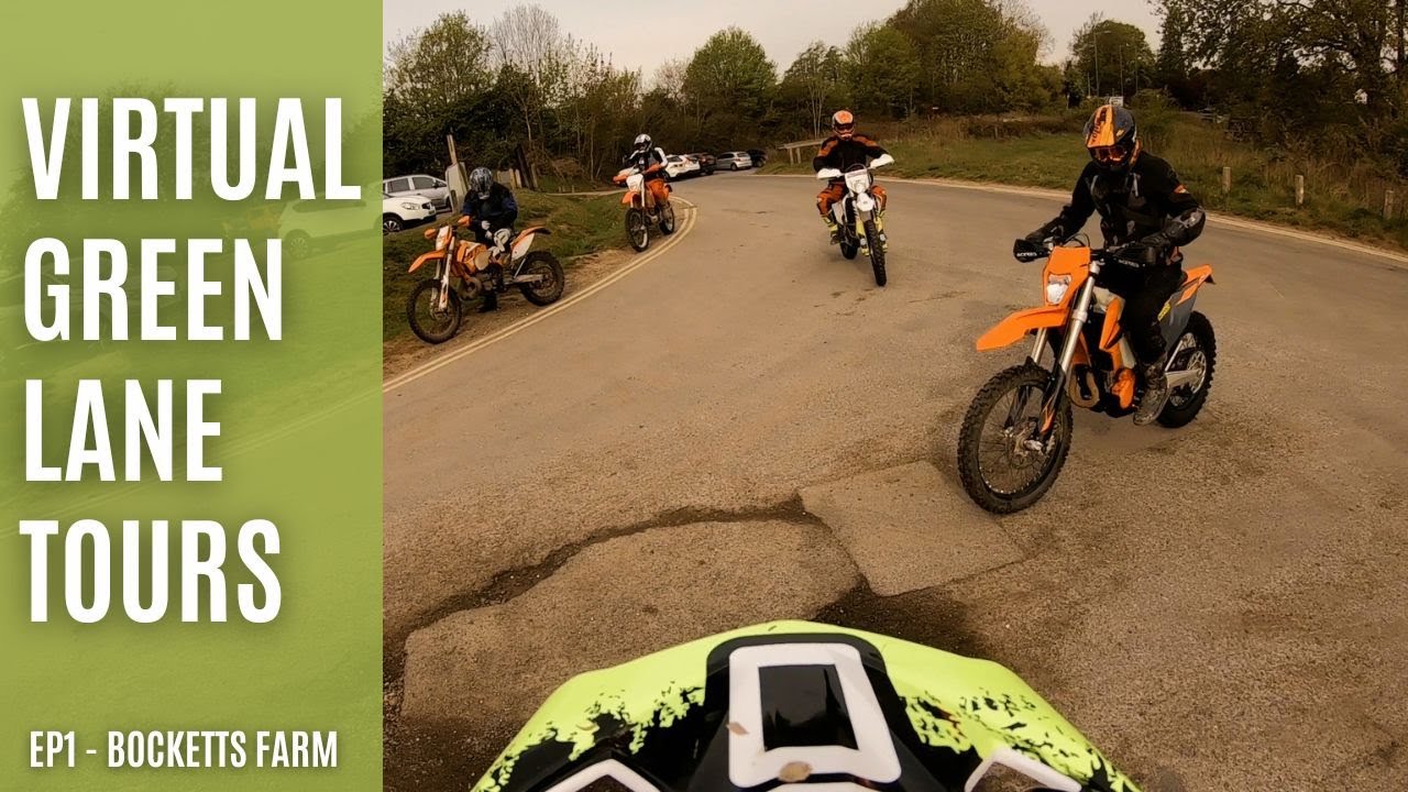 Surrey Green Laning - Byway POV Ride - Ep1 - Bocketts Farm
