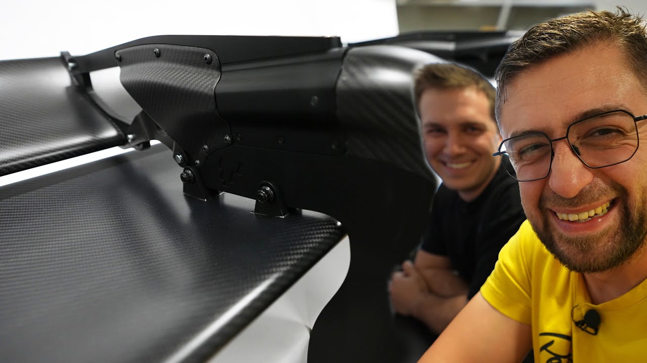 We Built a DRS Wing for a Twin Turbo Huracan!