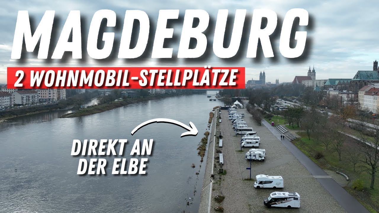 Magdeburg 🚐Direkt an der Elbe😱🚐 2 Tipps ➡️ Wohnmobil-Stellplatz Am Petriförder & Winterhafen