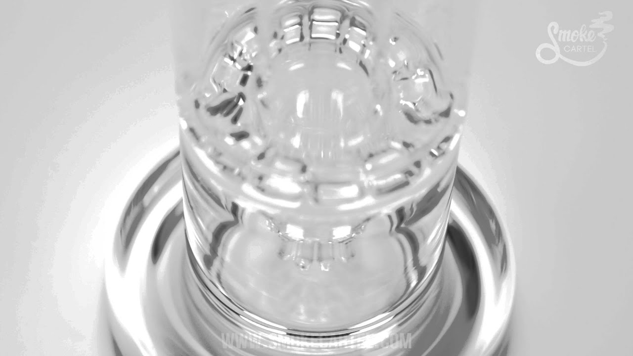 Burner Glassworks Showerhead to Rachett Disc Sidecar Bubbler